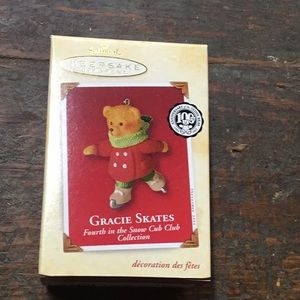 Hallmark Gracie Skates Ornament 2002